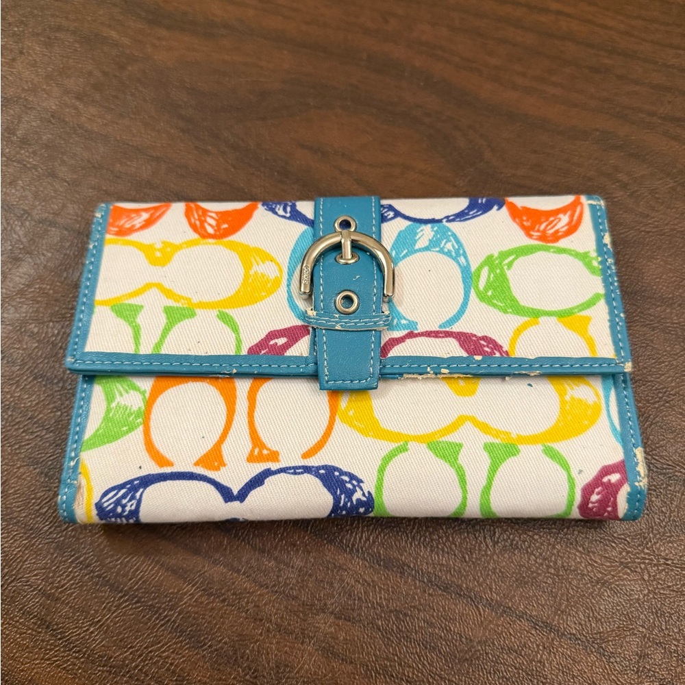 Vintage/Y2K Soho Multicolor Wallet - Read description!!